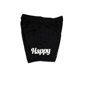Black Happy But Hungry V2 Shorts (XL)